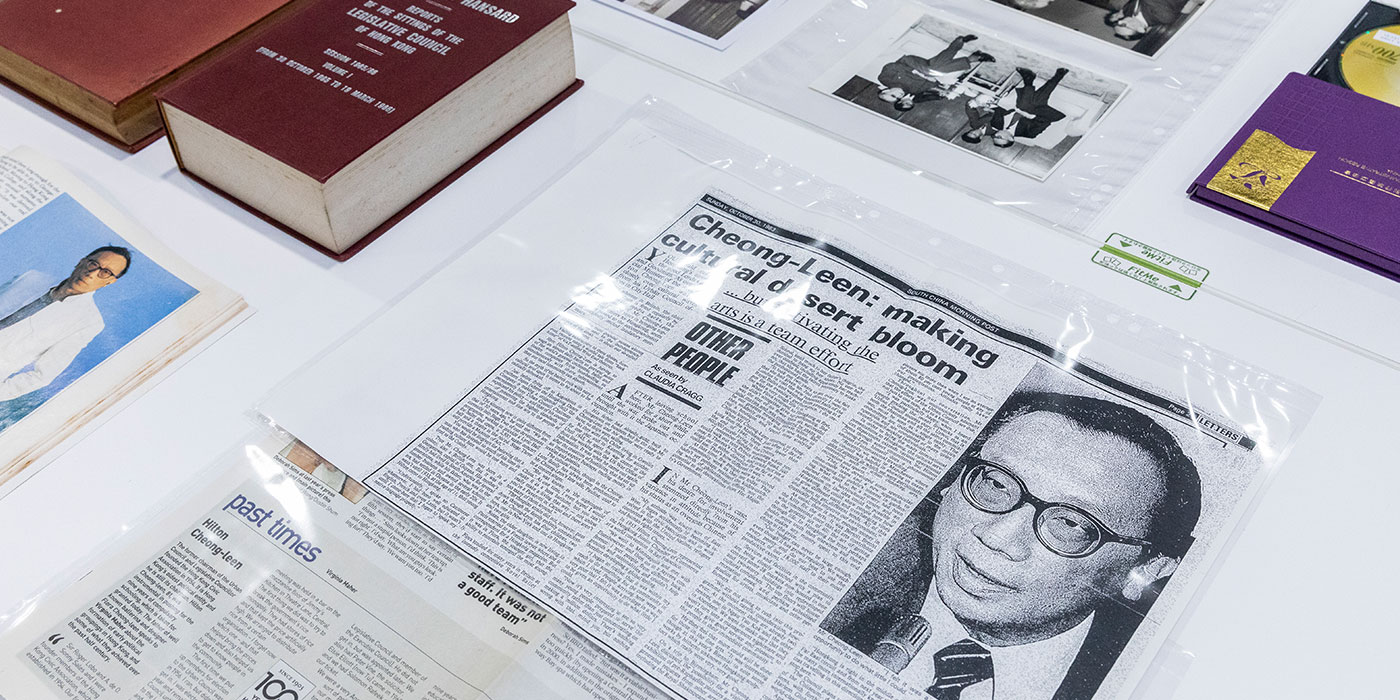 The collection also contains texts of speeches, letters and news clippings